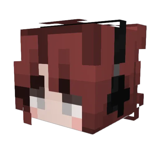 thmyjk Minecraft avatar head, 3D render