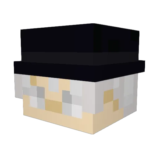 thnsYUTU Minecraft avatar head, 3D render