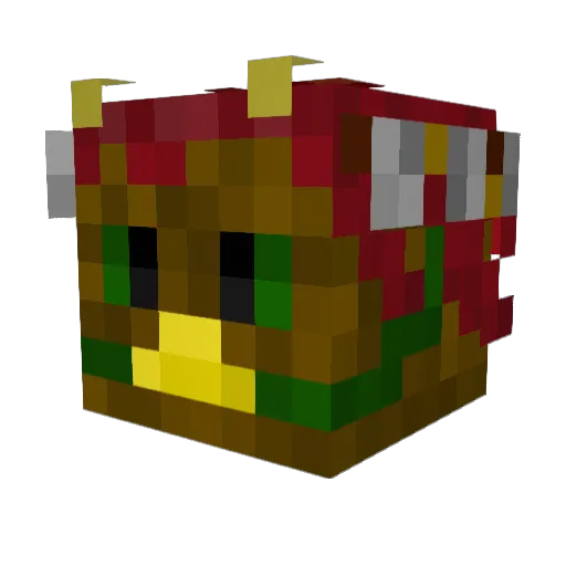 thoams_ Minecraft avatar head, 3D render