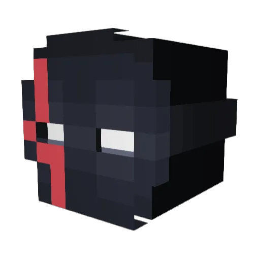 thobes Minecraft avatar head, 3D render