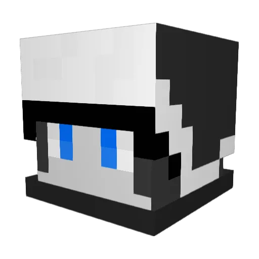 thomahawk111 Minecraft avatar head, 3D render