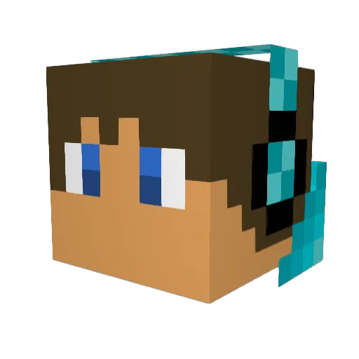 thomas28200 Minecraft avatar head, 3D render