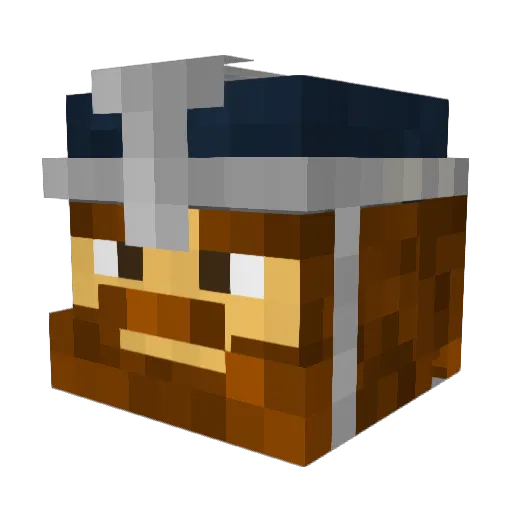 thomas68540 Minecraft avatar head, 3D render