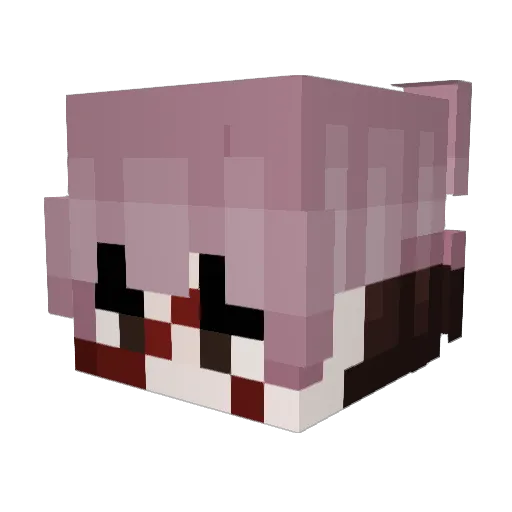 thomas_neub Minecraft avatar head, 3D render