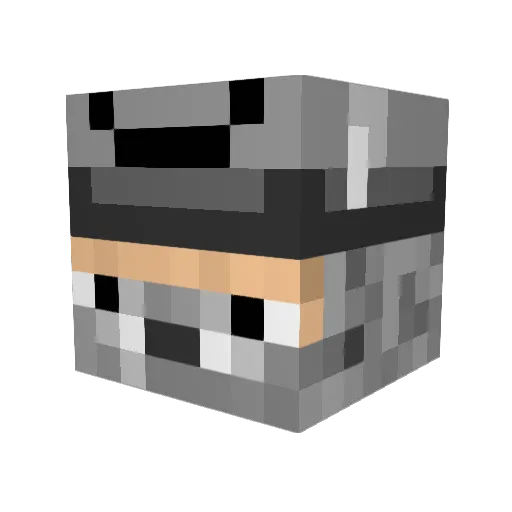 thomasbaillie1 Minecraft avatar head, 3D render