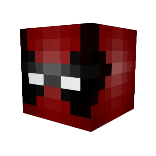 thomasdidlock Minecraft avatar head, 3D render