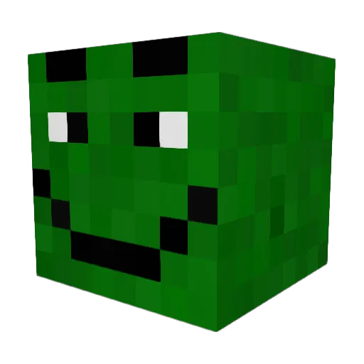 thomasgueirouard Minecraft avatar head, 3D render
