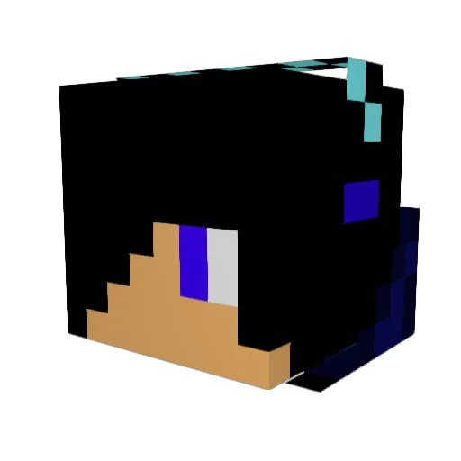 thomashuffman31 Minecraft avatar head, 3D render