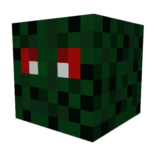 thomaslbarringer Minecraft avatar head, 3D render