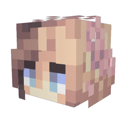 thomasmac01 Minecraft avatar head, 3D render