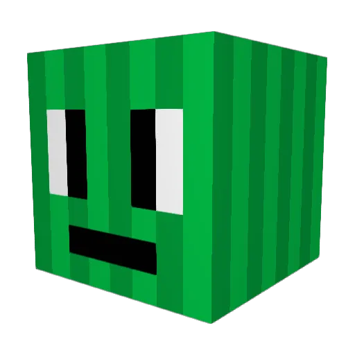 thomasmirrey Minecraft avatar head, 3D render