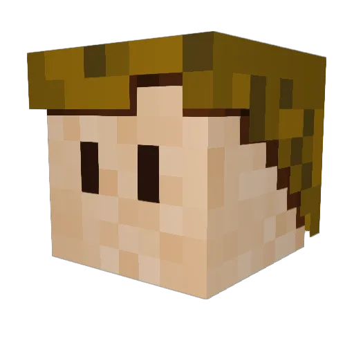 thomaspre9 Minecraft avatar head, 3D render
