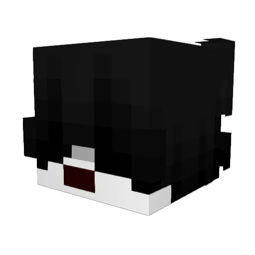 thomasrosendorn Minecraft avatar head, 3D render