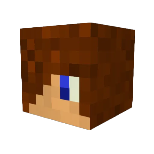 thomast395 Minecraft avatar head, 3D render