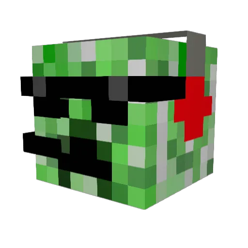 thomasthetanc Minecraft avatar head, 3D render