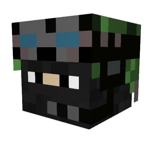 thomazioB Minecraft avatar head, 3D render