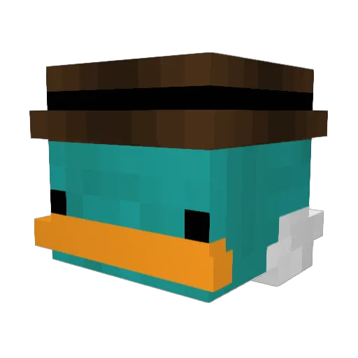 thomenton Minecraft avatar head, 3D render