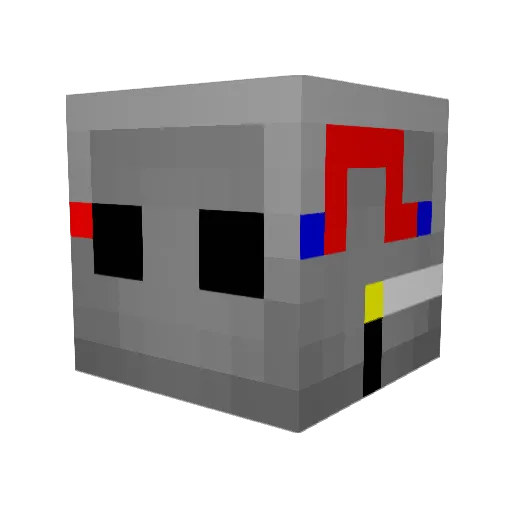 thompson_4 Minecraft avatar head, 3D render