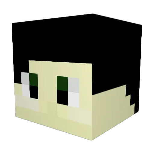 thomqs6 Minecraft avatar head, 3D render