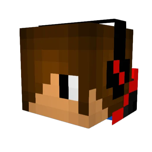 thomso828 Minecraft avatar head, 3D render
