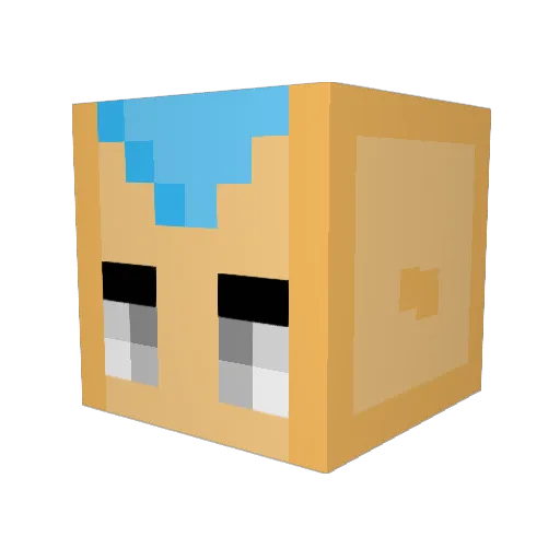 thomtheboy1 Minecraft avatar head, 3D render