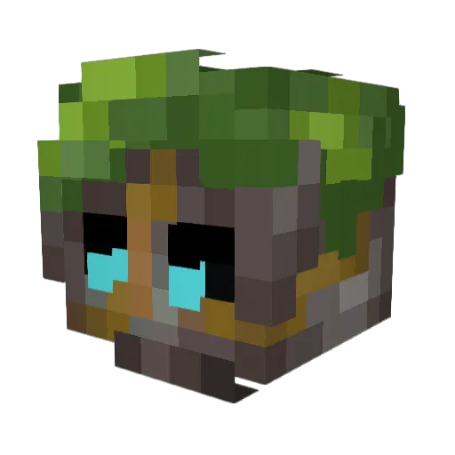 thony_02 Minecraft avatar head, 3D render