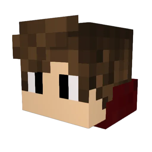 thopy4 Minecraft avatar head, 3D render