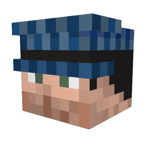 thor7565 Minecraft avatar head, 3D render