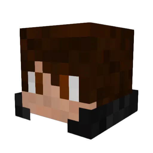 thorax666 Minecraft avatar head, 3D render