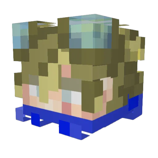 thormeisteryolo Minecraft avatar head, 3D render