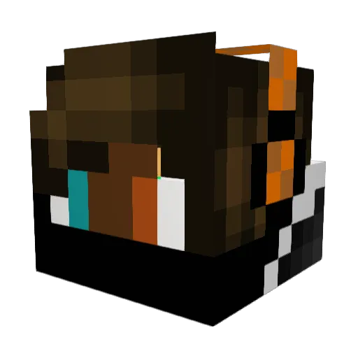 thormore4 Minecraft avatar head, 3D render
