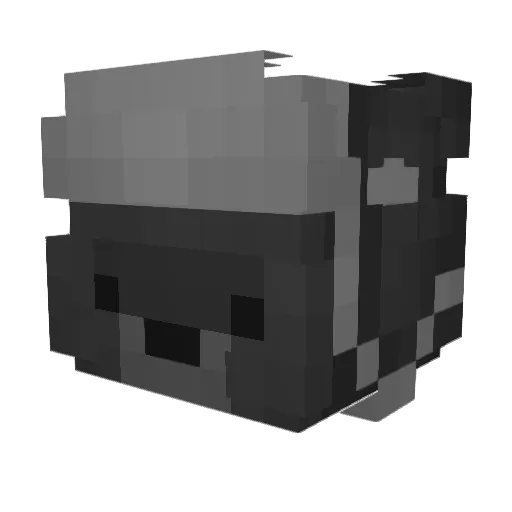 thorn_zzony Minecraft avatar head, 3D render
