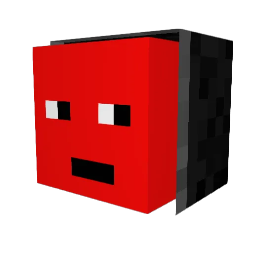 thornito Minecraft avatar head, 3D render
