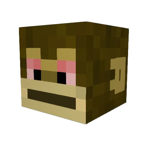 thornitoo Minecraft avatar head, 3D render