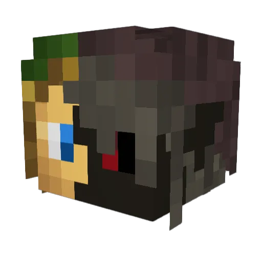 thorskeen Minecraft avatar head, 3D render