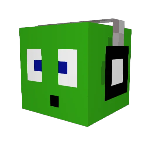thotho44 Minecraft avatar head, 3D render