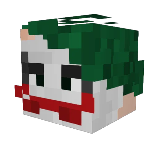 thoughtglue Minecraft avatar head, 3D render