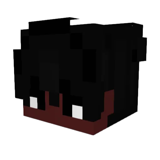 thprns Minecraft avatar head, 3D render