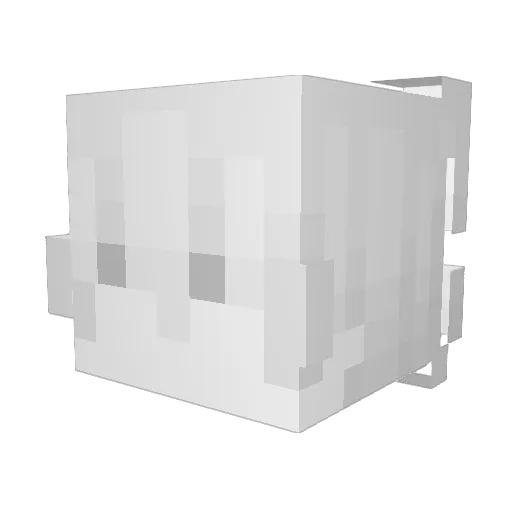 thqmy Minecraft avatar head, 3D render