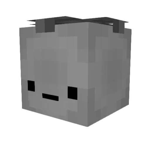 thr1lxd Minecraft avatar head, 3D render
