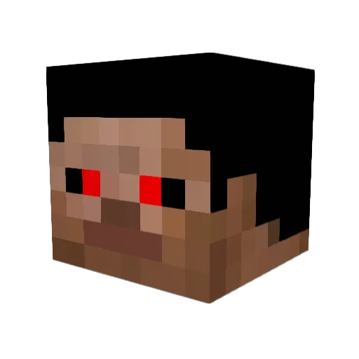 thraxst Minecraft avatar head, 3D render