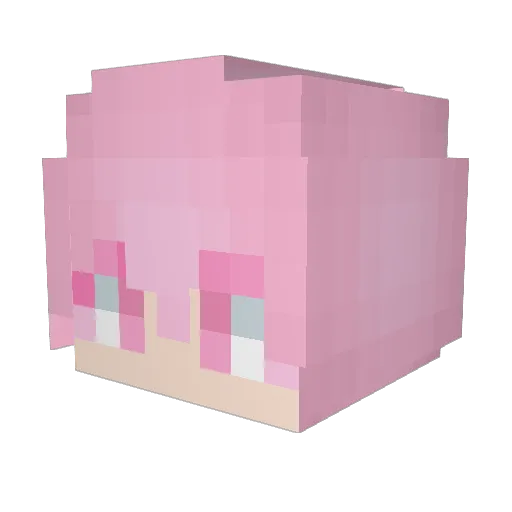 thread0606 Minecraft avatar head, 3D render