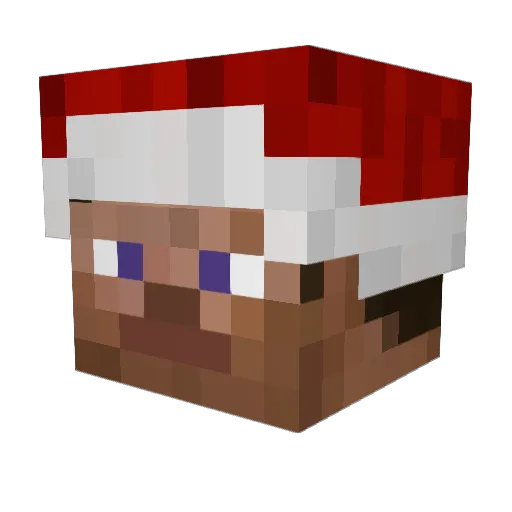 thread98 Minecraft avatar head, 3D render
