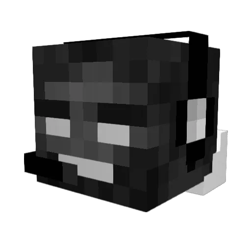threetracs Minecraft avatar head, 3D render