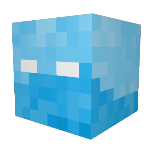 throm_68 Minecraft avatar head, 3D render