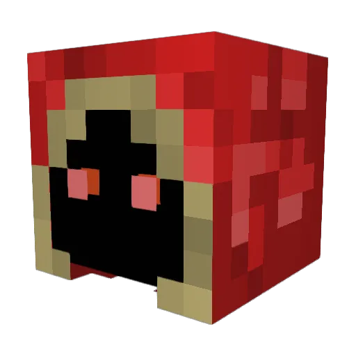 thrump23 Minecraft avatar head, 3D render