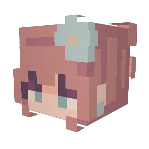 thrwaithiel Minecraft avatar head, 3D render
