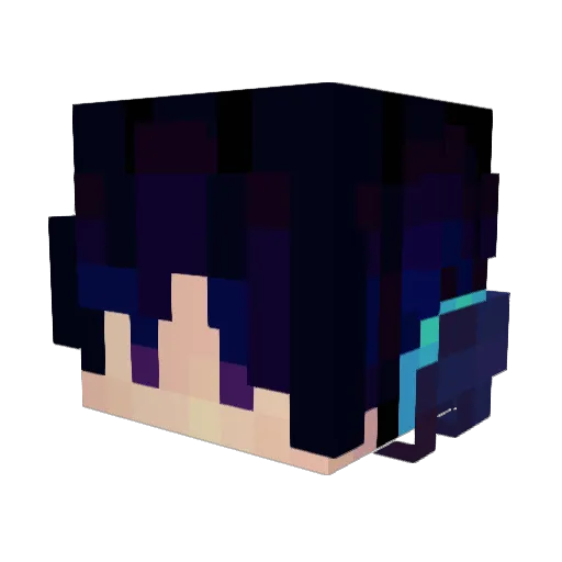 thu7777 Minecraft avatar head, 3D render