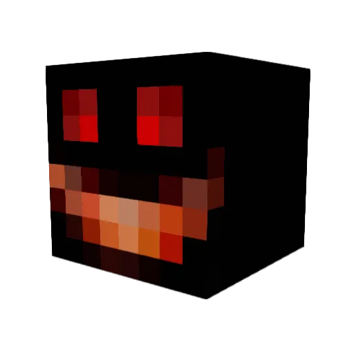 thubas Minecraft avatar head, 3D render