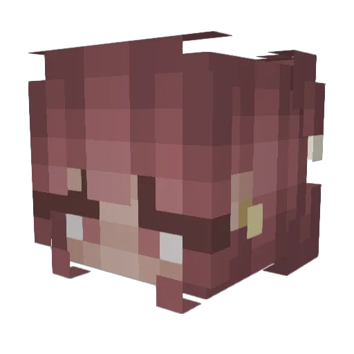 thug6829 Minecraft avatar head, 3D render